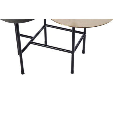 Orsina Serrano Nesting Coffee Table Set – Marble and Mixed Metal