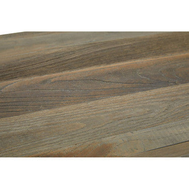 Orsina Malay Recycled Elm Wood 4 Door Sideboard – Geometric Buffet