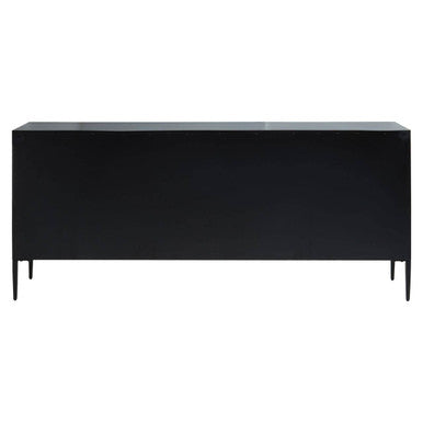 Orsina Luxor 4-Door Sideboard – Recycled Pine Wood & Iron Cabinet