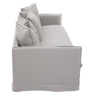 Orsina Antibes 3-Seater Grey Sofa – Modern Cotton Linen Fabric