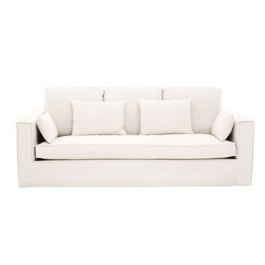 Orsina Menton 3-Seater Cream Sofa – Premium Cotton Linen Blend