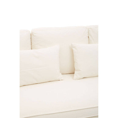 Orsina Menton 3-Seater Cream Sofa – Premium Cotton Linen Blend