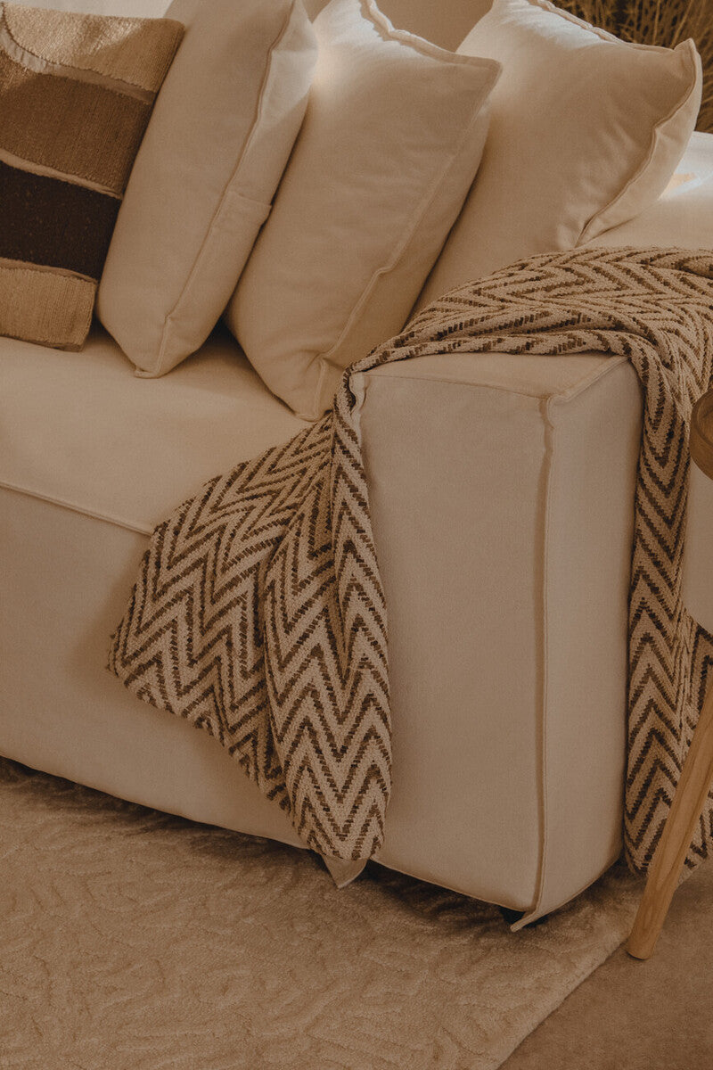 Orsina Marseille 3 Seater Cream Sofa – Linen Blend Modern Lounge