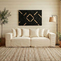 Orsina Marseille 3 Seater Cream Sofa – Linen Blend Modern Lounge