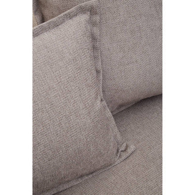 Orsina Avignon 3 Seater Grey Sofa – Modern Polyester Living Room Couch