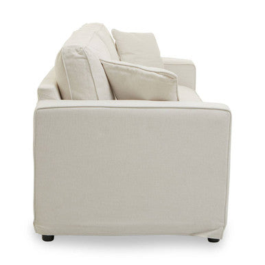 Orsina Valensole 3 Seater Cream Fabric Sofa | Modern Scandi Couch