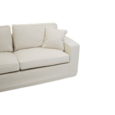 Orsina Valensole 3 Seater Cream Fabric Sofa | Modern Scandi Couch