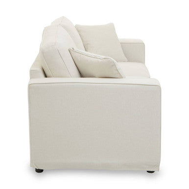Orsina Valensole 2-Seater Cream Fabric Sofa – Compact Living Room Lounge