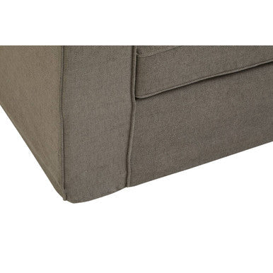 Orsina Valensole 3-Seater Grey Fabric Sofa – Contemporary Living Room