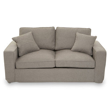Orsina Valensole 2-Seater Grey Sofa – Scandi Style Fabric Lounge