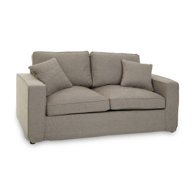 Orsina Valensole 2-Seater Grey Sofa – Scandi Style Fabric Lounge