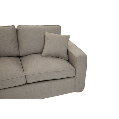 Orsina Valensole 2-Seater Grey Sofa – Scandi Style Fabric Lounge