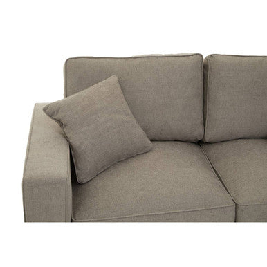 Orsina Valensole 2-Seater Grey Sofa – Scandi Style Fabric Lounge