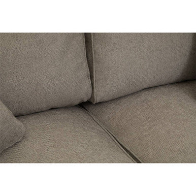 Orsina Valensole 2-Seater Grey Sofa – Scandi Style Fabric Lounge