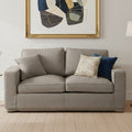 Orsina Valensole 2-Seater Grey Sofa – Scandi Style Fabric Lounge