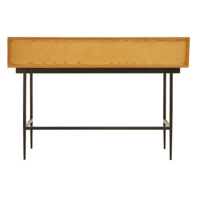 Orsina Jakara Natural Wood Effect Console Table with 2 Drawers