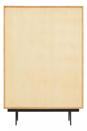 Orsina Jakara Natural Wood Cabinet – Carved Storage Sideboard