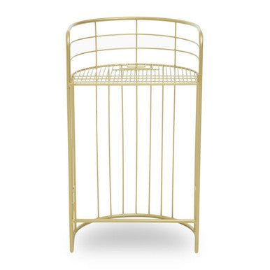 Orsina Rabia Gold Bar Stool – Modern Minimalist Wireframe Bar Chair