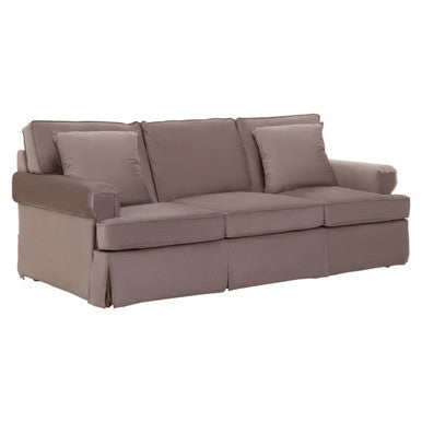 Orsina Ralph 3 Seater Mink Velvet Sofa – Luxury Modern Living Room Seating