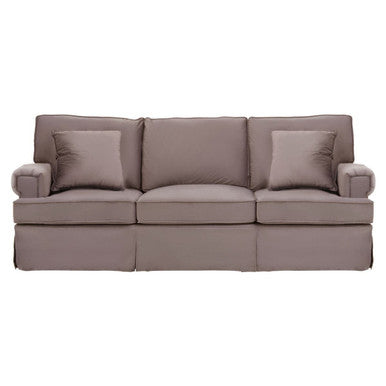 Orsina Ralph 3 Seater Mink Velvet Sofa – Luxury Modern Living Room Seating