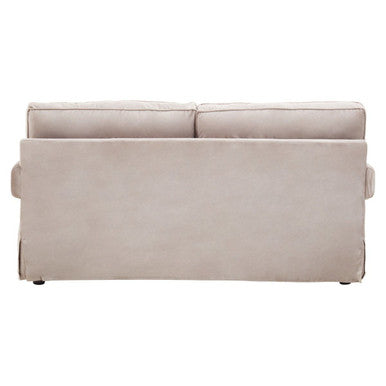 Orsina Ralph 2 Seater Mink Velvet Sofa – Modern Compact Two-Seater