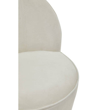 Orsina Kids Tamra Velvet Armchair – Cream and Gold Reading Chair