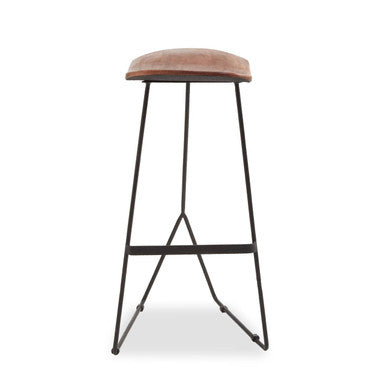 Orsina Nandri Acacia Wood Bar Stool – Modern Rustic Kitchen Seating