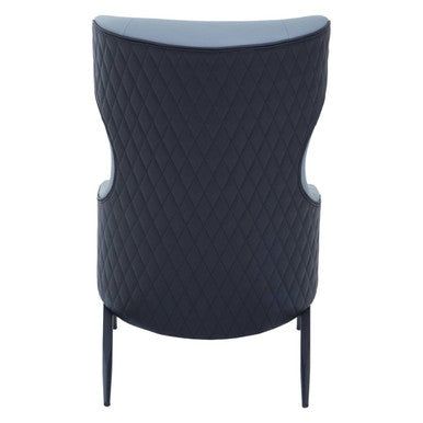 Orsina Kiev Grey Armchair – Modern Upholstered Wingback Accent Chair