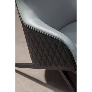 Orsina Kiev Grey Armchair – Modern Upholstered Wingback Accent Chair
