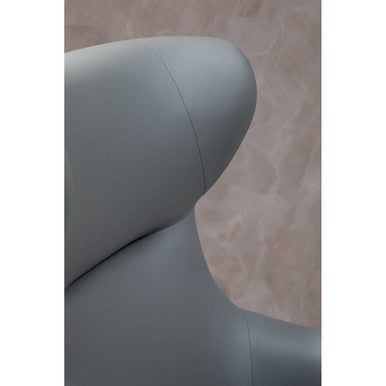 Orsina Kiev Grey Armchair – Modern Upholstered Wingback Accent Chair