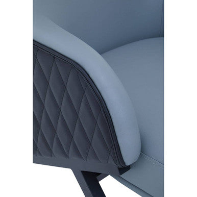 Orsina Kiev Grey Armchair – Modern Upholstered Wingback Accent Chair