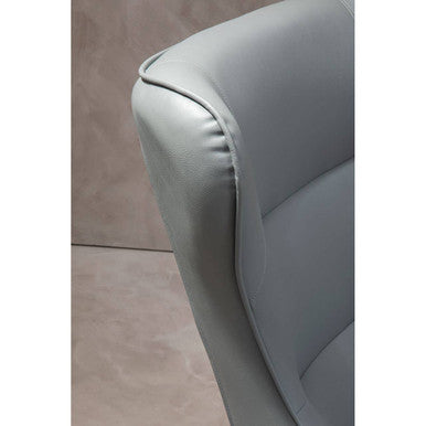 Orsina Kaiko Camel Faux Leather Armchair and Footstool Lounge Set