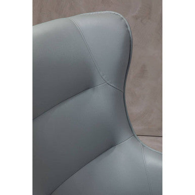 Orsina Kaiko Camel Faux Leather Armchair and Footstool Lounge Set