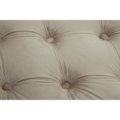 Orsina Alea Mink Velvet Button Tufted Bench – Glam Bedroom Seating