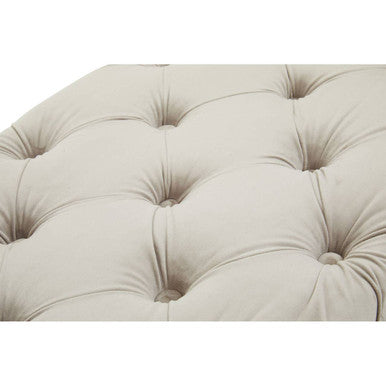 Orsina Alea Mink Velvet Button Tufted Bench – Glam Bedroom Seating