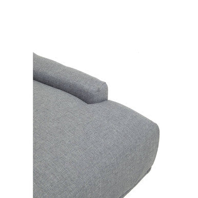 Orsina Anita Home Office Chair – Grey Fabric Swivel with Chrome Base