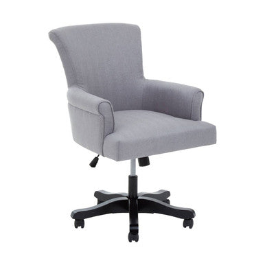 Orsina Walford Grey Home Office Chair – Ergonomic Swivel Desk Chair