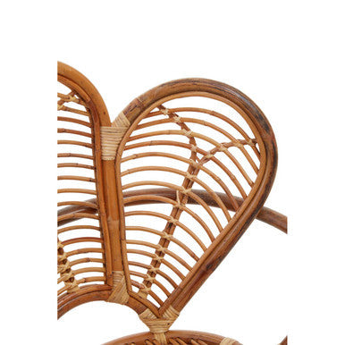 Orsina Manado Natural Rattan Armchair – Handwoven Coastal Accent Chair