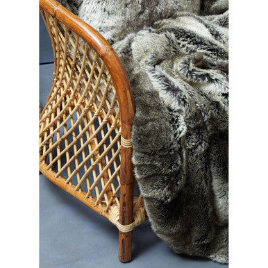 Orsina Manado High Back Natural Rattan Accent Chair – Handwoven Wood