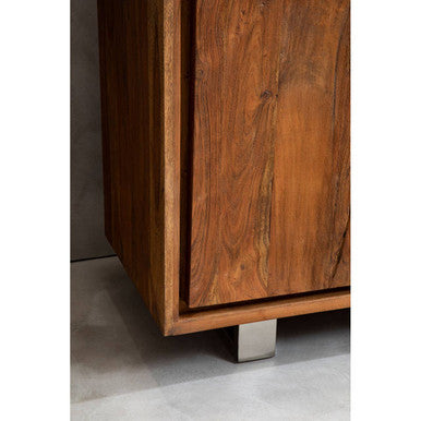 Orsina Simla Acacia Wood Sideboard | 2-Door 3-Drawer Buffet Cabinet