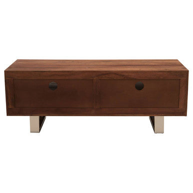 Orsina Simla Acacia Wood Media Unit | 3-Drawer TV Console with Storage