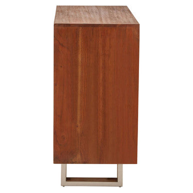 Orsina Simla Acacia Wood Sideboard | 1 Door 3 Drawer Storage Cabinet