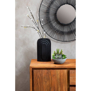 Orsina Simla Acacia Wood Sideboard | 1 Door 3 Drawer Storage Cabinet