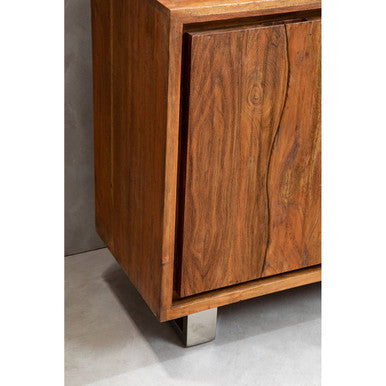 Orsina Simla Acacia Wood Sideboard | 1 Door 3 Drawer Storage Cabinet
