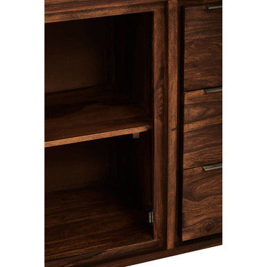 Orsina Surati Sheesham and Acacia Wood Sideboard – 2 Door 3 Drawer