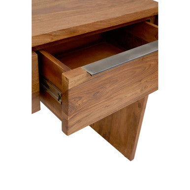 Orsina Surati Sheesham and Acacia Wood Console Table with 2 Drawers