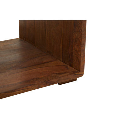 Orsina Surati Sheesham Wood Coffee Table – Solid Wood Storage Shelf