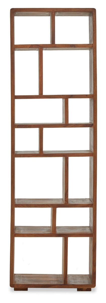 Orsina Surati Sheesham Wood Shelf Unit – Tall Solid Wood Bookshelf