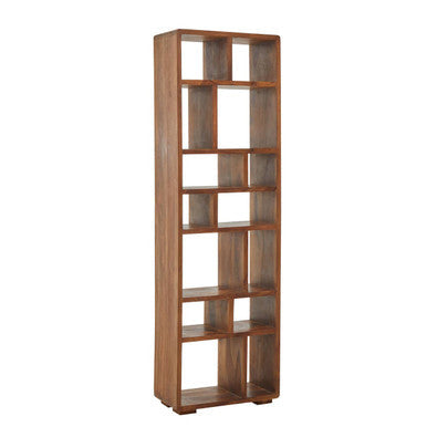 Orsina Surati Sheesham Wood Shelf Unit – Tall Solid Wood Bookshelf