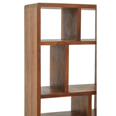 Orsina Surati Sheesham Wood Shelf Unit – Tall Solid Wood Bookshelf